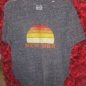 Royce Brand Women's Grey Graphic New York T-Shirt Size XLarge